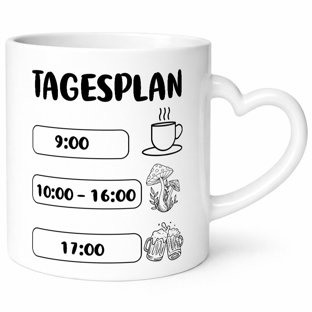 Tagesplan Pilzsammler | Pilze Wald v2 Geschenk Humor Geschenkidee lustiger
