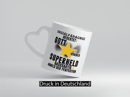 Bedeutung von Sozialpädagoge | Pädagoge Humor Geschenkidee Tasse
