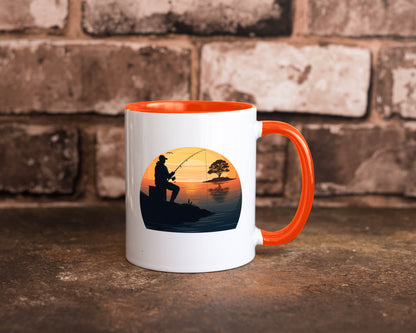 Angler | Sonnenuntergang Fischer Fische Angeln v2 Geschenk Humor Geschenkidee