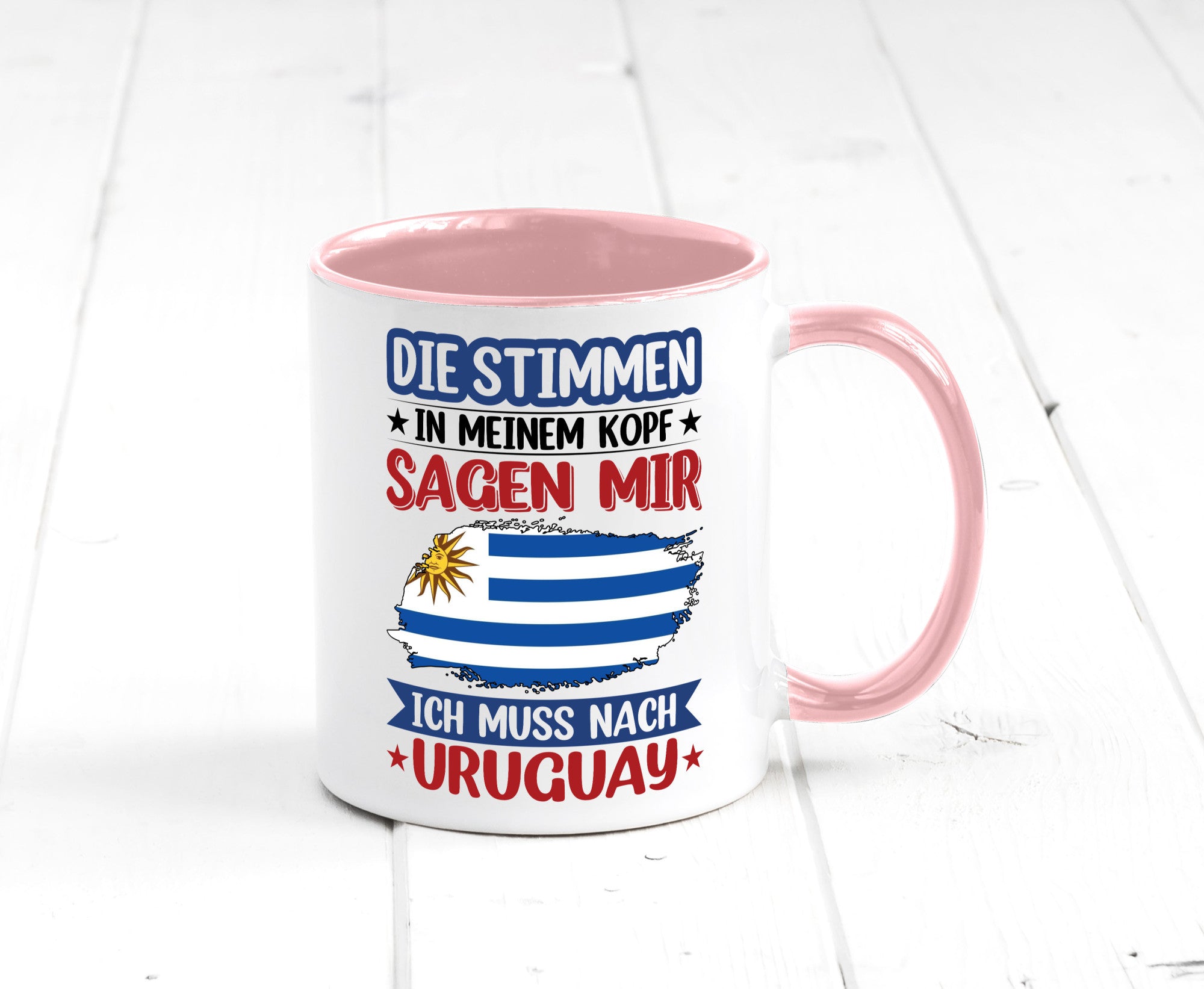 Uruguay | Urlaub Stimmen in meinem Kopf Traumland Geschenk Humor Geschenkidee