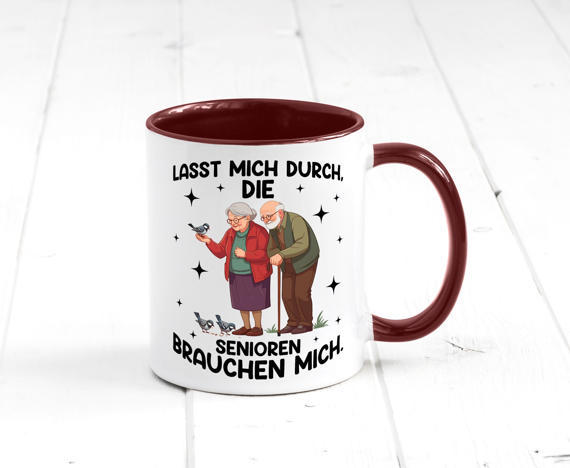 Senioren brauchen mich | Altenpflege Pflegekraft lustiger Spruch Geschenk Humor