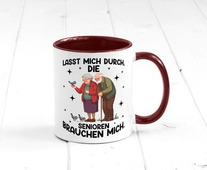 Senioren brauchen mich | Altenpflege Pflegekraft lustiger Spruch Geschenk Humor