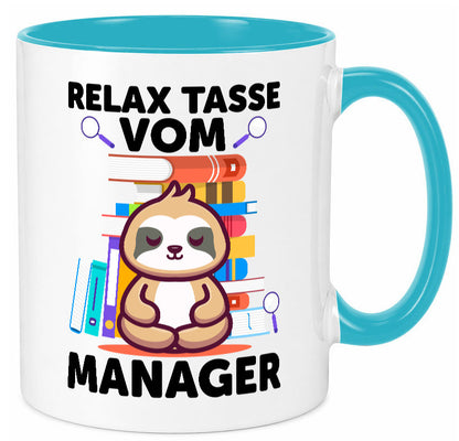 Relax Tasse: Manager | Management lustig Humor Geschenkidee Geschenk Tasse