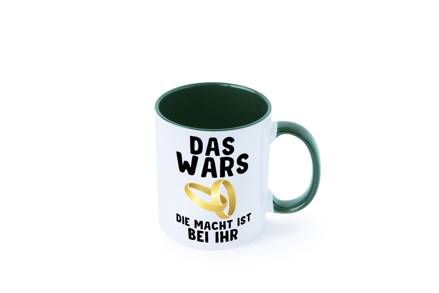 Die macht ist bei ihr | Hochzeit Tasse Ehemann Ehe Geschenk Humor Geschenkidee