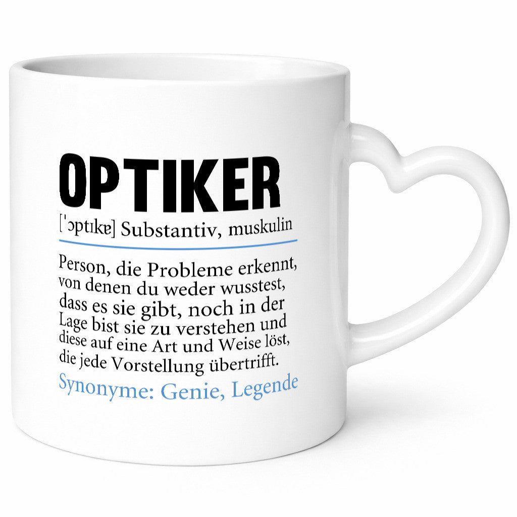 Optiker | Spruch Augenoptiker Beruf Humor v2 lustiger Geschenk Arbeit Kollegen