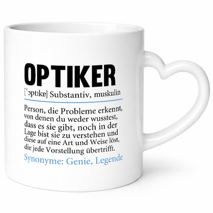 Optiker | Spruch Augenoptiker Beruf Humor v2 lustiger Geschenk Arbeit Kollegen