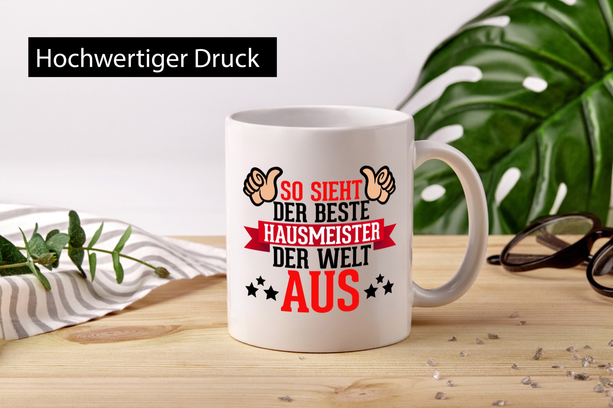 So sieht der Beste Hausmeister aus | Arbeit Humor Kollegen Büro Geschenkidee