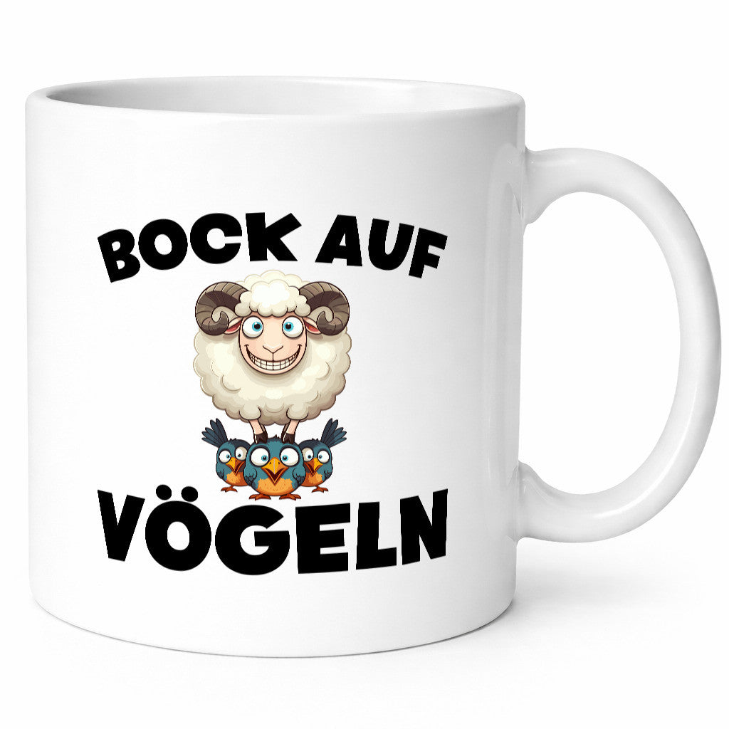 Bock auf Vögeln | Vögel Lustig v2 Humor Geschenkidee Geschenk Tasse