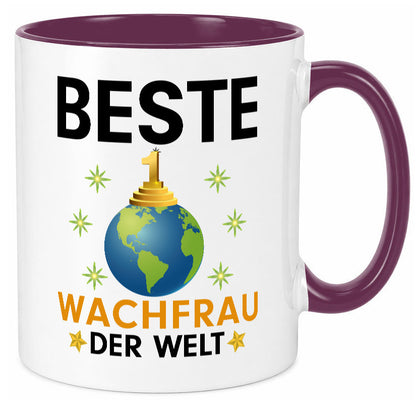 Welt Beste Wachfrau | Wachpersonal Nachtwächter Geschenk Humor Geschenkidee