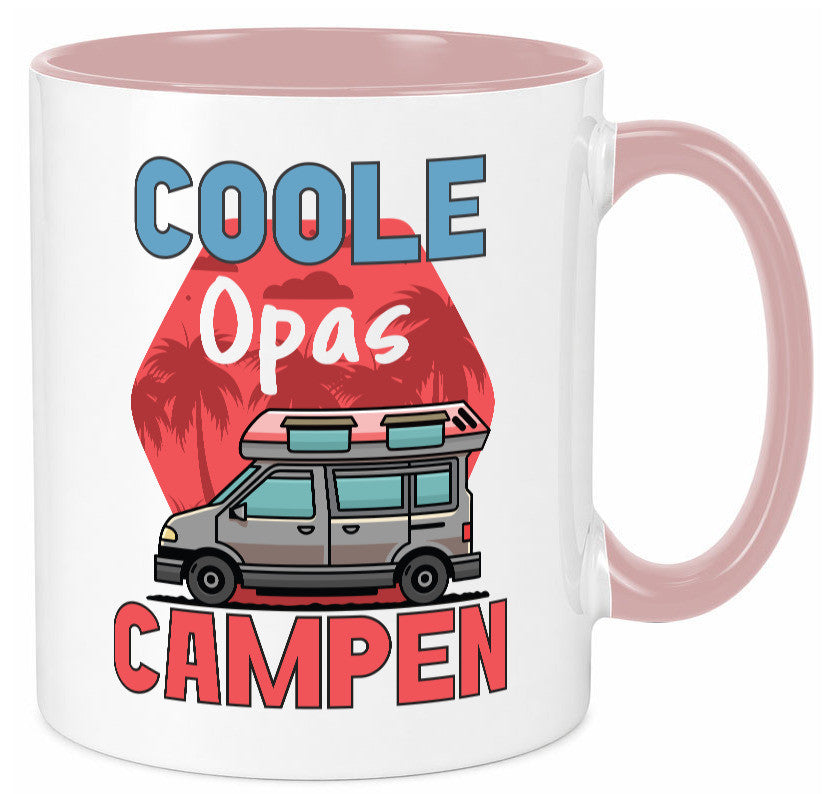 Coole Opas campen | Campingwagen Palmen Geschenk Familie Geschenkidee lustiger