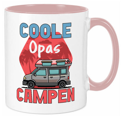 Coole Opas campen | Campingwagen Palmen Geschenk Familie Geschenkidee lustiger