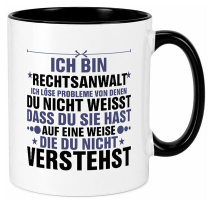 Löse Probleme: Rechtsanwalt | Anwalt Jurist v2 lustig Humor Geschenkidee