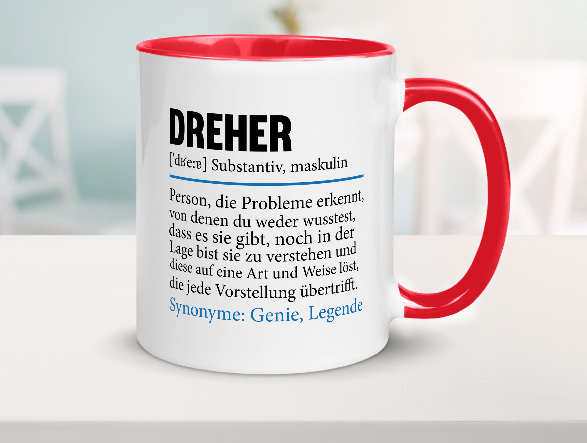 Dreher Humor | Fräser Zerspannungsmechaniker Geschenkidee Tasse