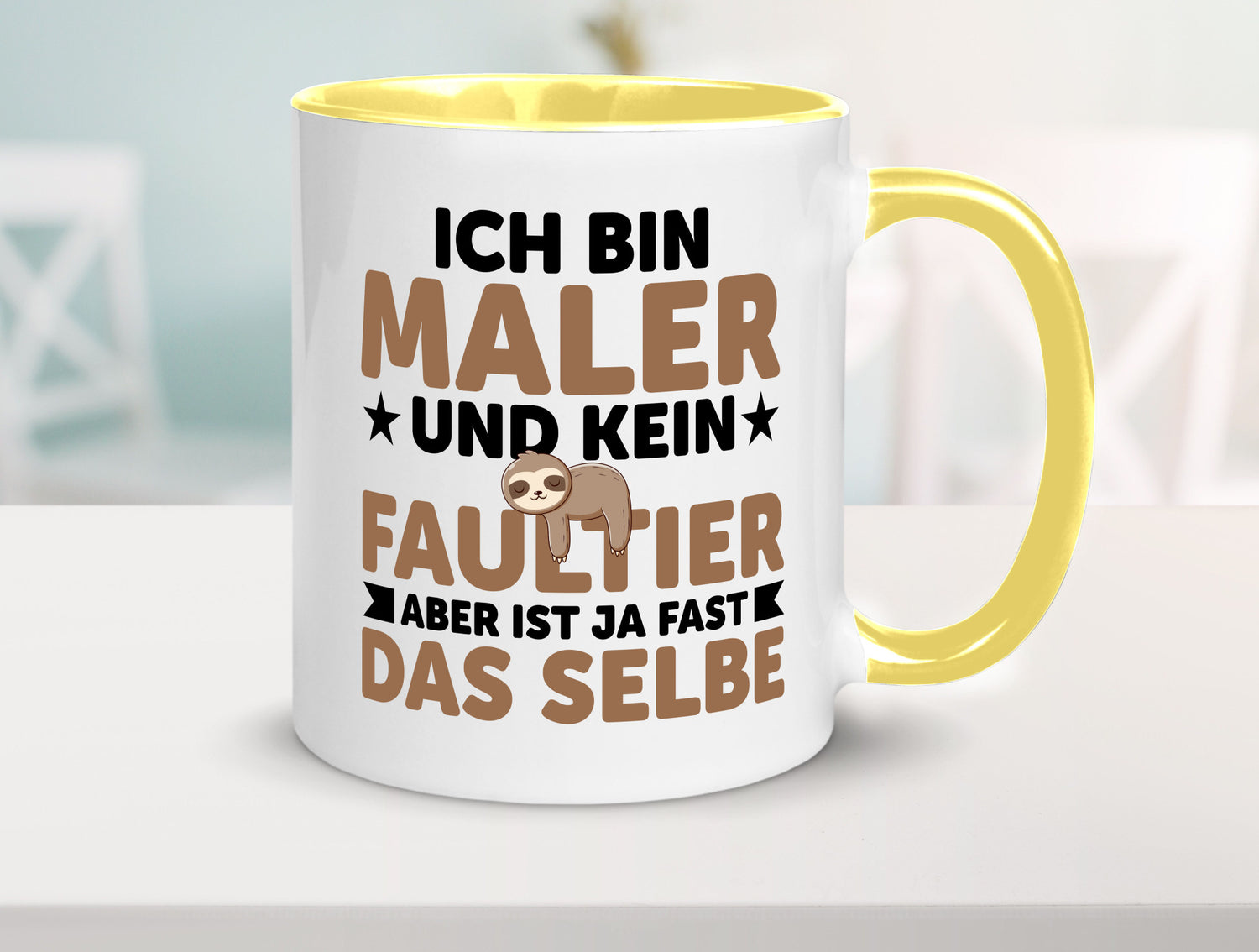 Ich bin kein Faultier: Maler | Malerei v2 lustiger Spruch Geschenk