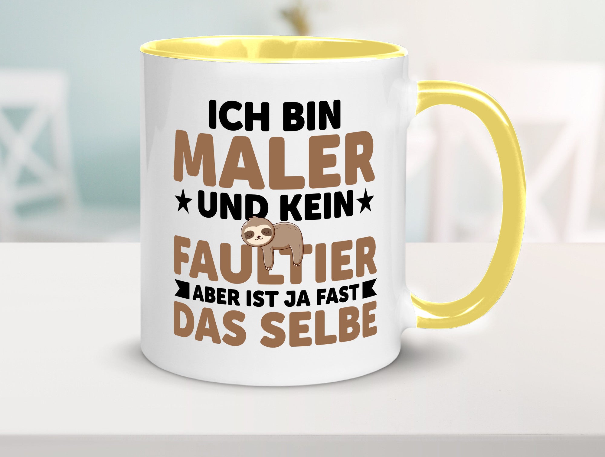 Ich bin kein Faultier: Maler | Malerei v2 lustiger Spruch Geschenk