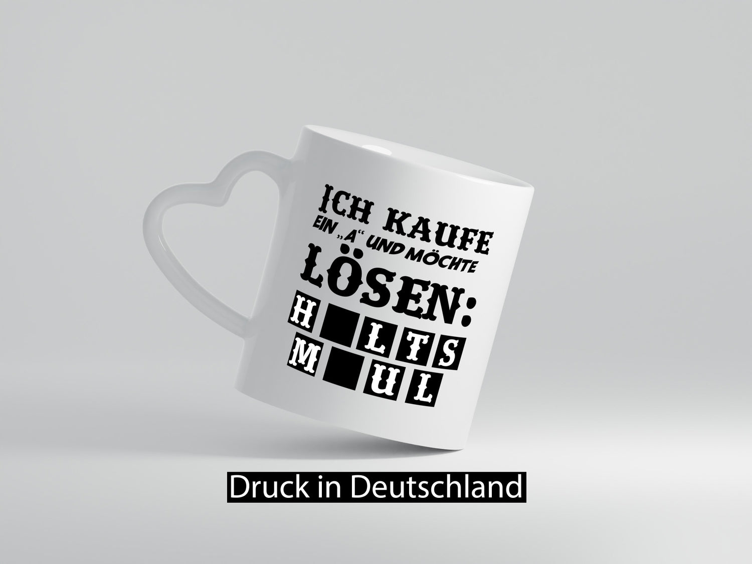 Ich kaufe ein ?A? Geschenk Humor Geschenkidee lustiger Spruch Tasse
