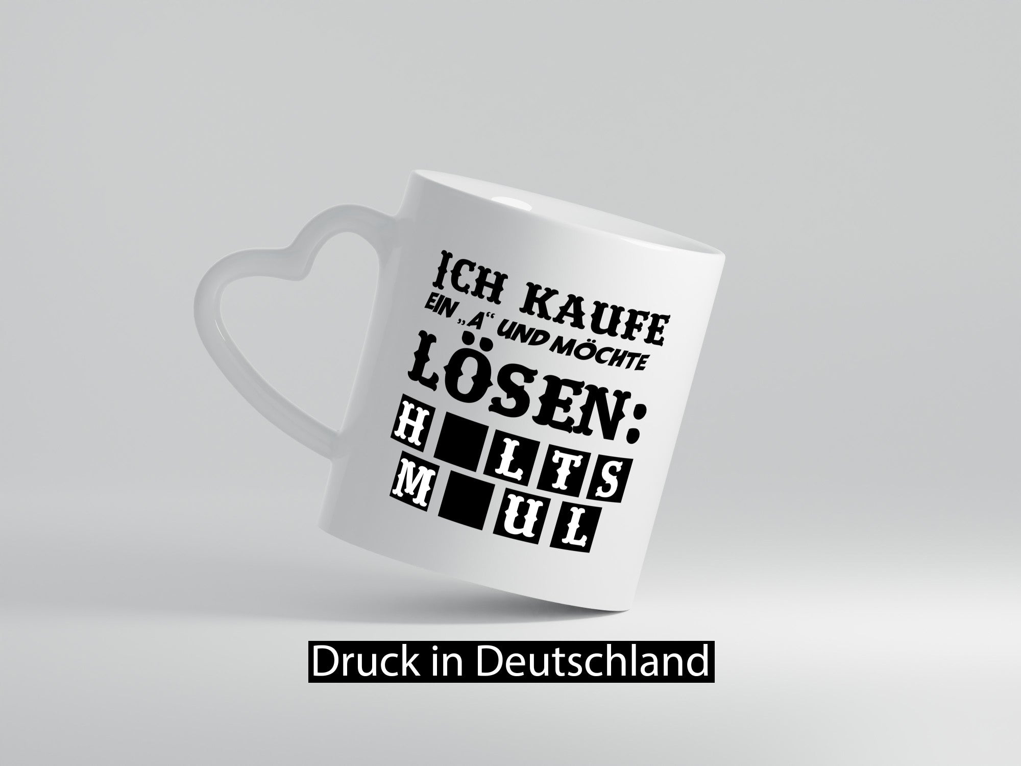 Ich kaufe ein ?A? Geschenk Humor Geschenkidee lustiger Spruch Tasse