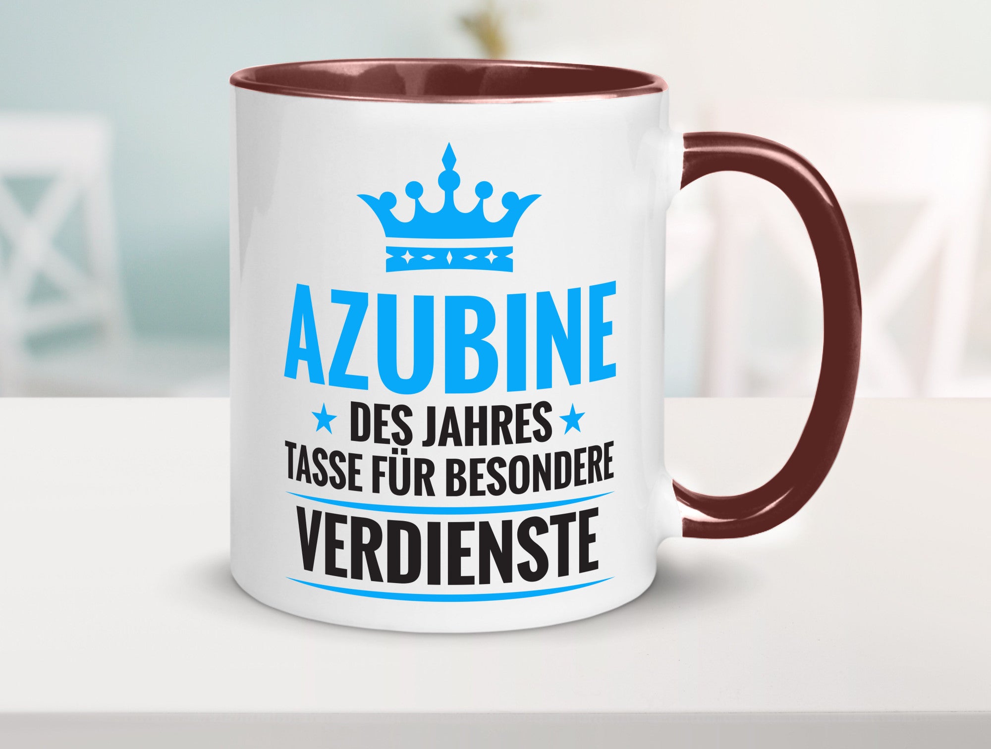 Besonderer Verdienst: Azubine | Ausbildung Lehrling lustig Humor Geschenkidee