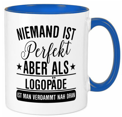 Verdammt nah dran: Logopäde | Sprachtherapie lustig Humor Geschenkidee Geschenk