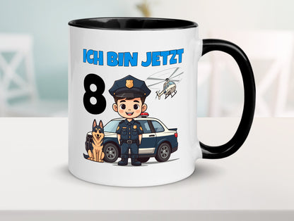 8. Geburtstag | 8 Jahre Polizei Kind Polizeiauto lustig Geschenkidee Geschenk