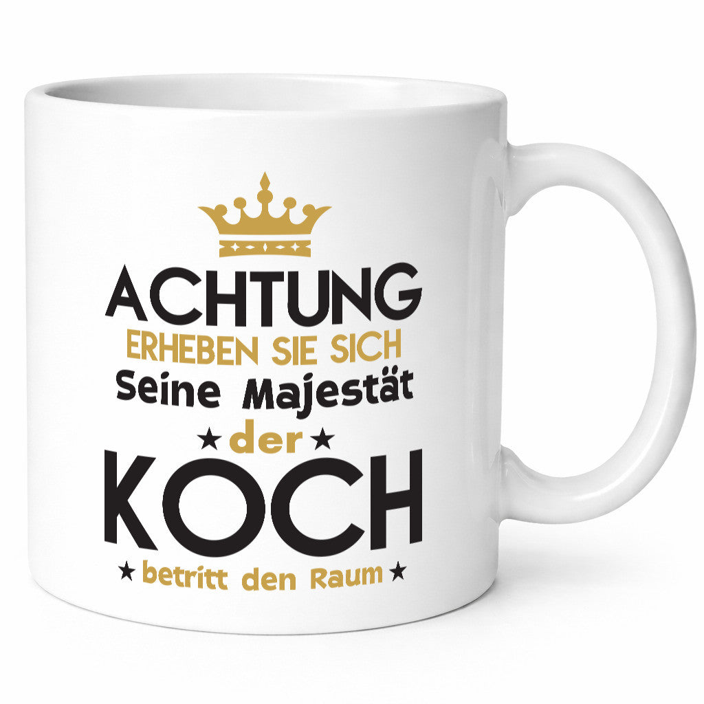 Seine Majestät Koch | Chefkoch lustig Arbeit Kollegen Büro Geschenk Tasse