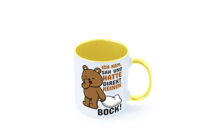 Direkt keinen Bock! | Büro Faultier Morgenmuffel Geschenk Arbeit Kollegen