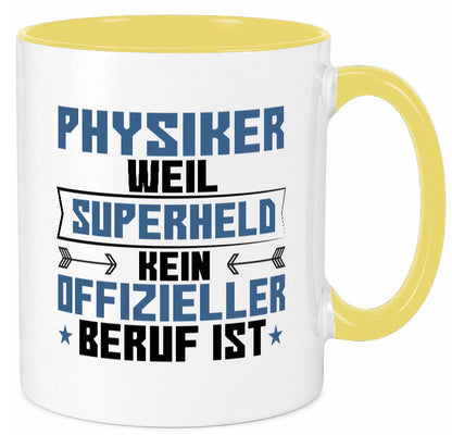Superheld Physiker | Physik Geschenk Humor Geschenkidee lustiger Spruch Tasse