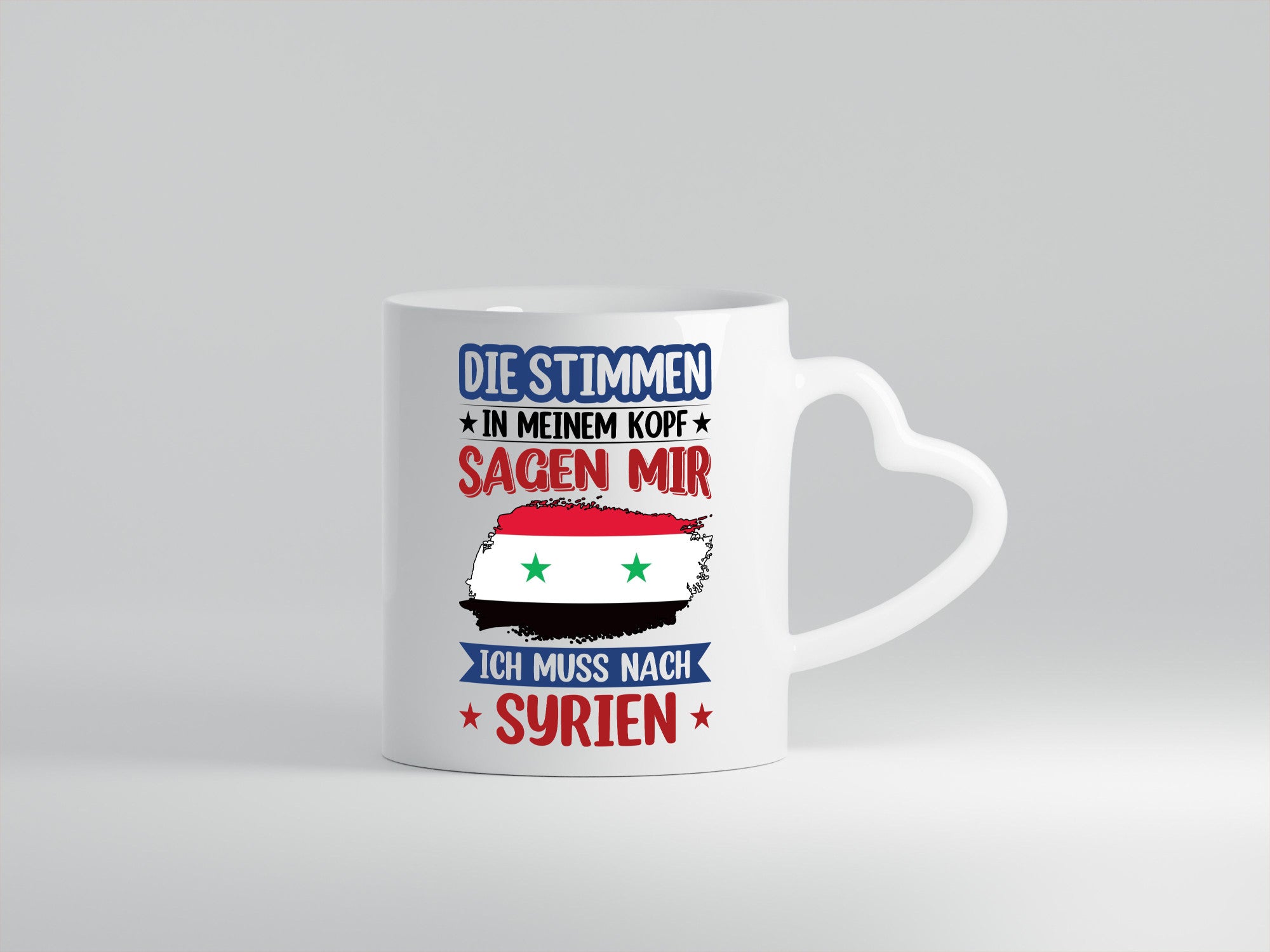 Syrien | Urlaub Stimmen in meinem Kopf Traumland v2 lustiger Spruch Geschenk