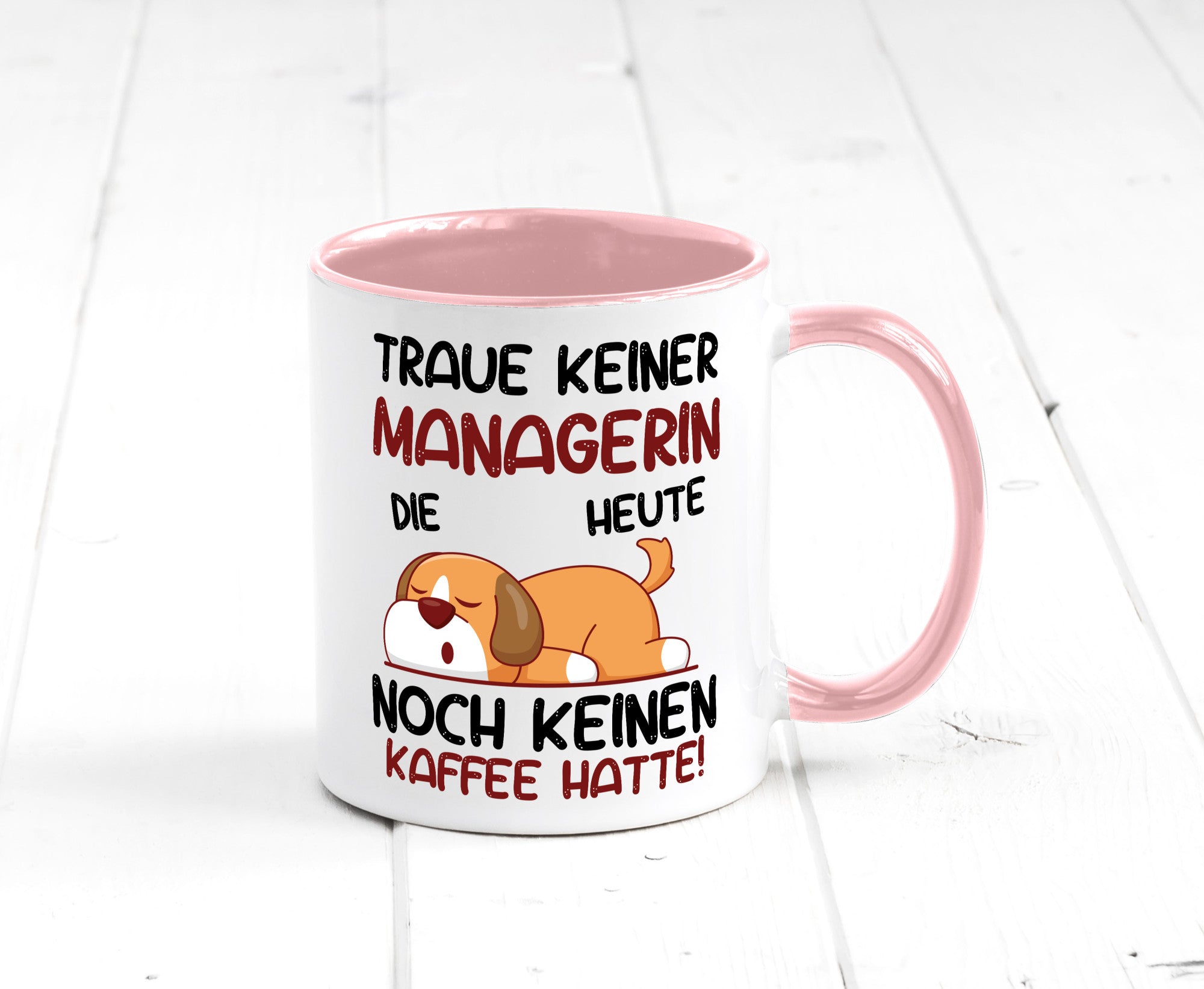 Traue keiner Managerin | Management lustiger Spruch Geschenk Humor Geschenkidee