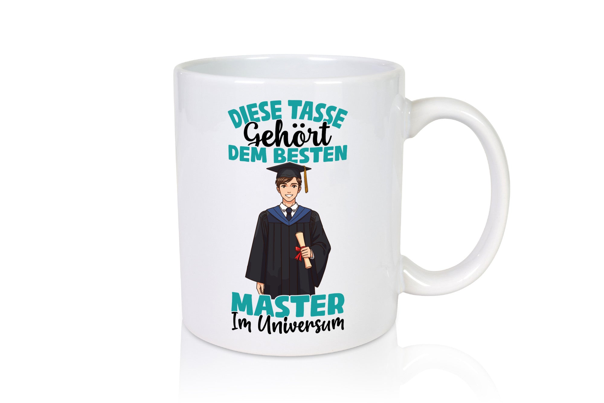 Im Universum: Master | Universität Student lustiger Spruch Geschenk Humor