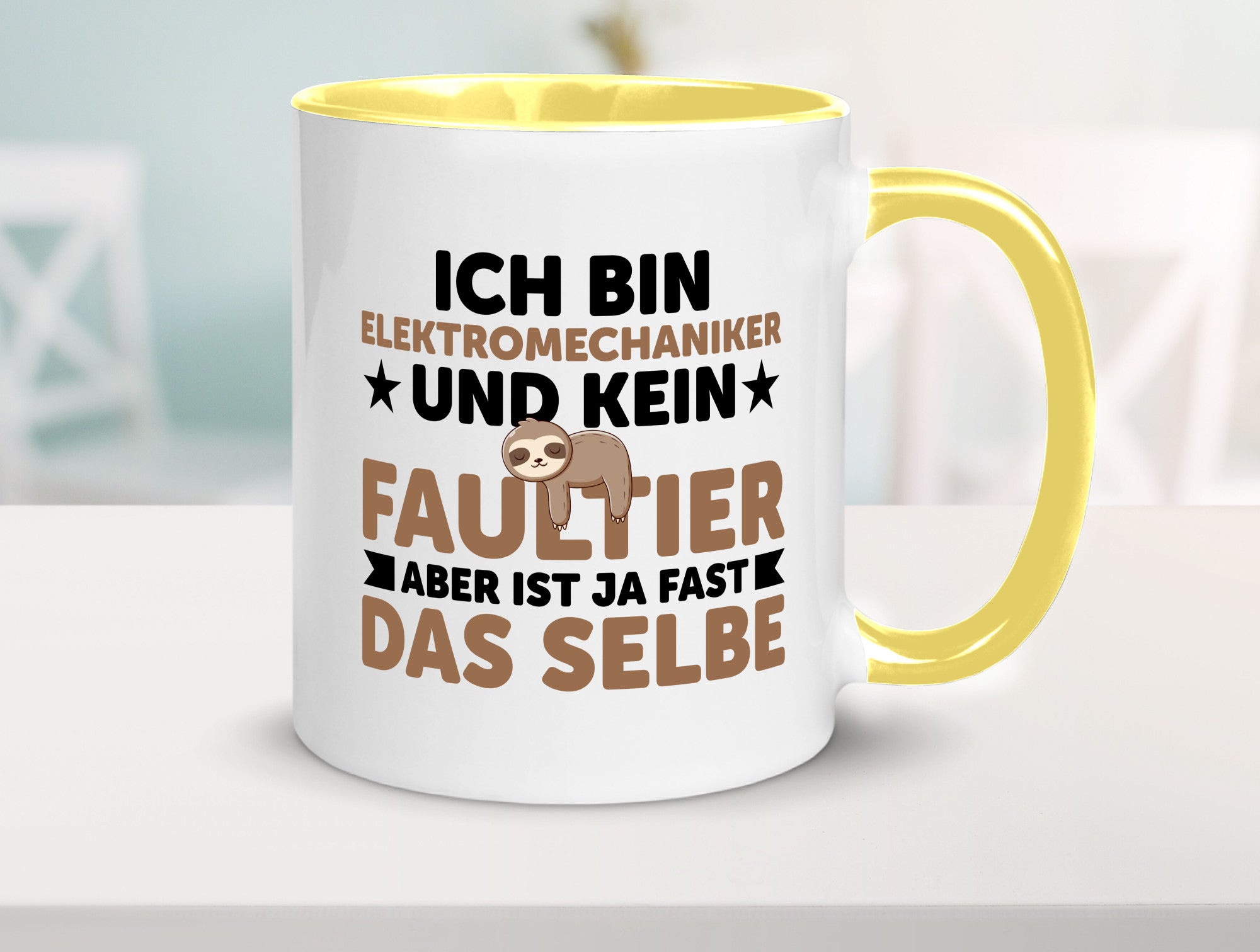 Ich bin kein Faultier: Elektromechaniker | Mechaniker Geschenkidee