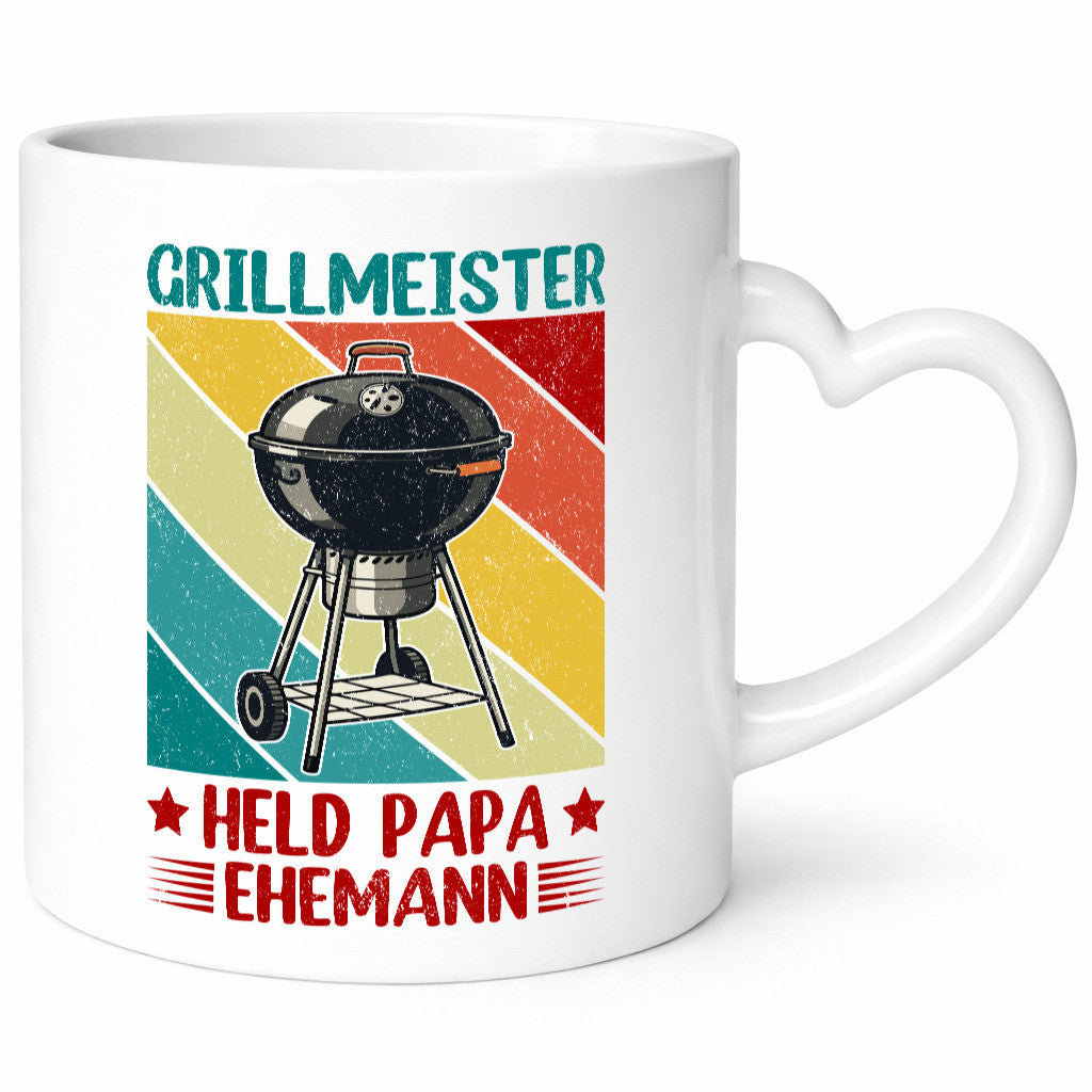 Grillmeister | held Ehemann Grillschürzen vatertag Geschenkidee Familie Humor