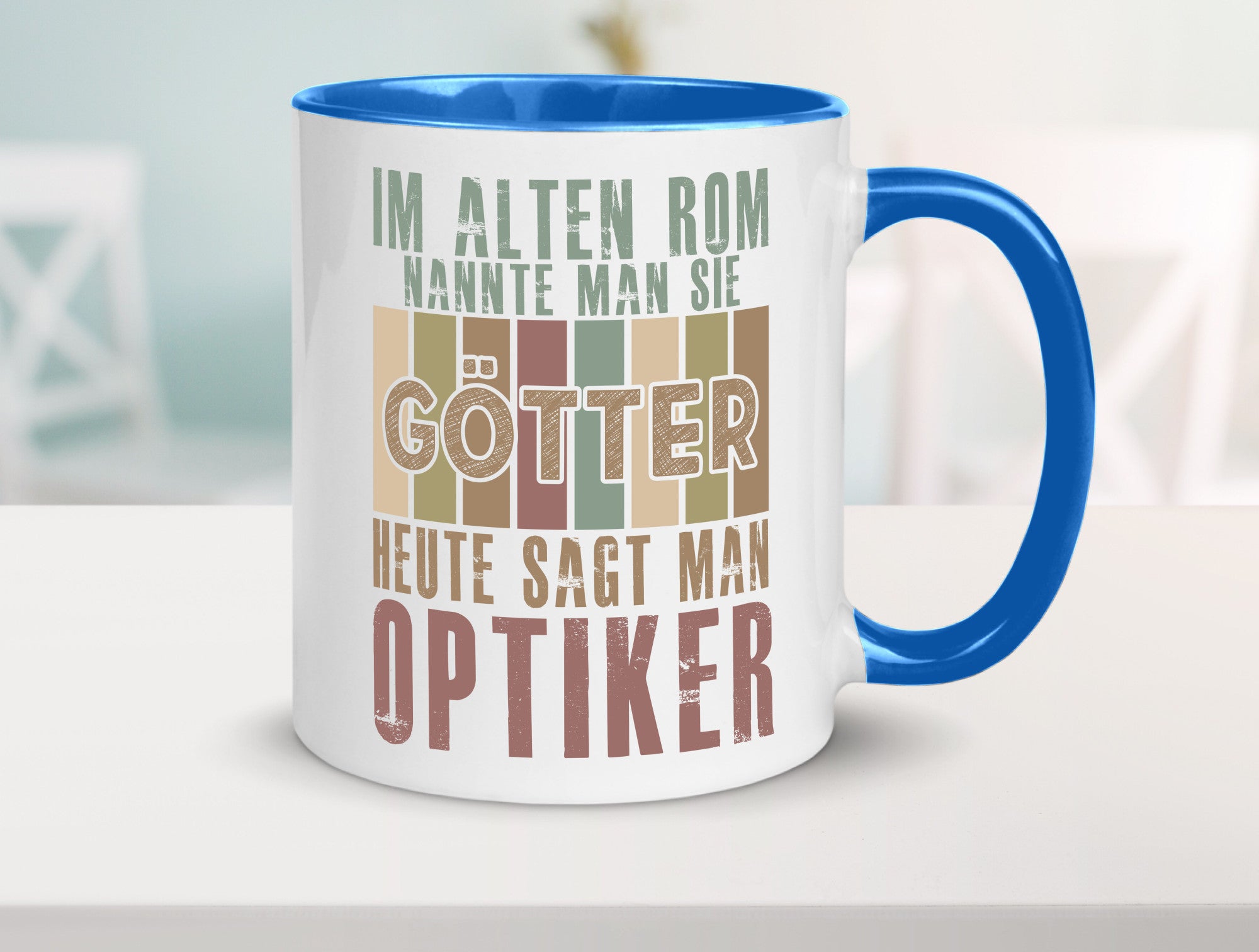 Heute sagt man: Optiker | Augenoptiker Geschenkidee Humor Tasse