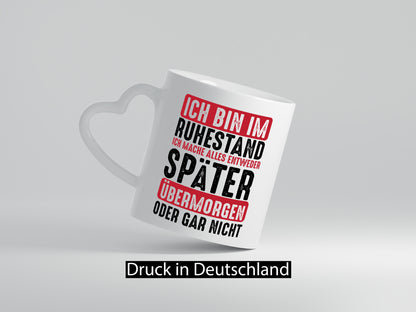 Ich mache alles später oder gar nicht | Rentner Ruhestand Geschenkidee Jubiläum