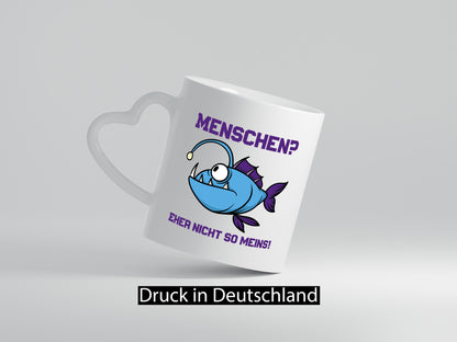 Mürrischer Fisch | Zyniker Tasse Menschenhasser Geschenk Humor Geschenkidee
