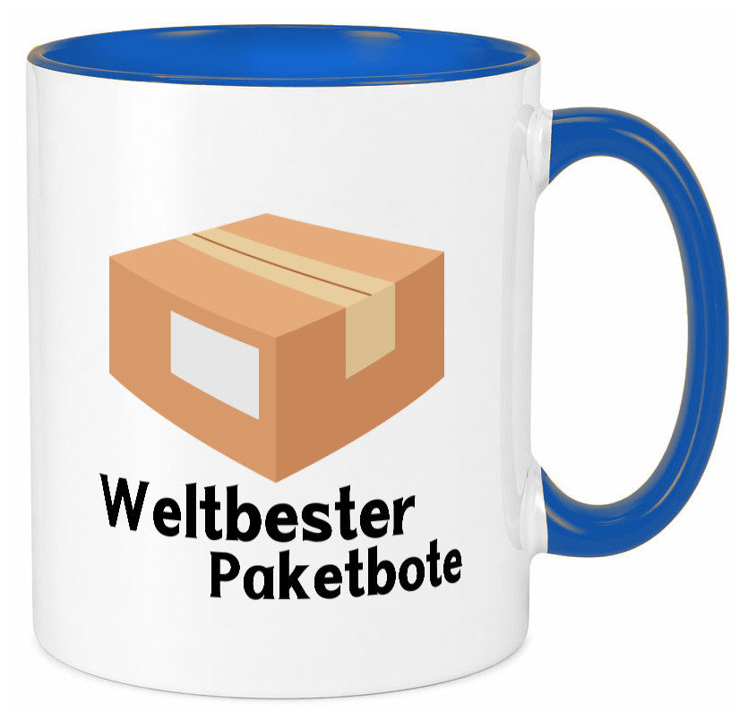 Weltbester Postbote | Paketlieferant lustiger Spruch Geschenk Humor Tasse