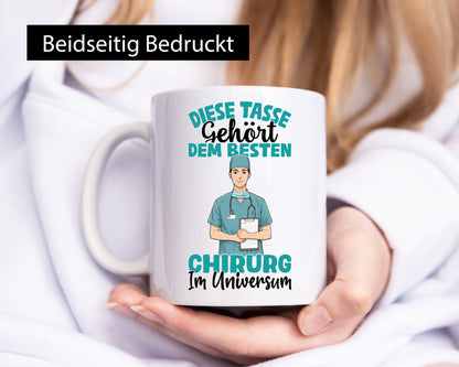 Im Universum: Chirurg | Medizin Chirurgie Humor Geschenkidee Tasse