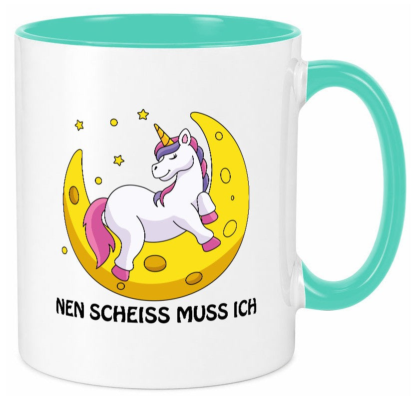 Nen Scheiss muss ich Geschenkidee Humor Tasse