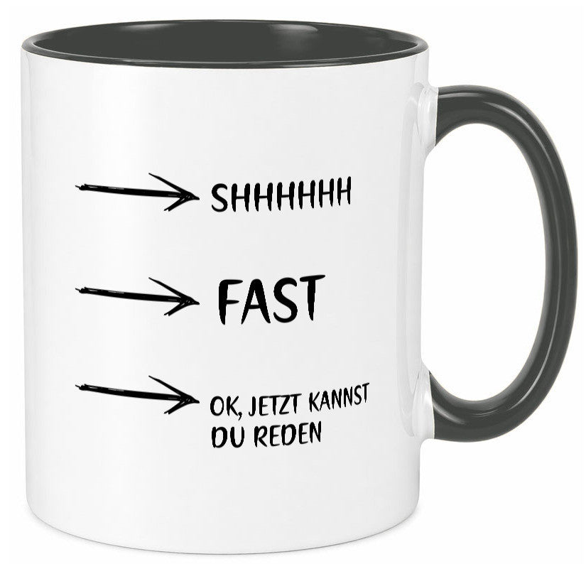Jetzt kannst du reden | Morgenmuffel Kaffeetrinker Humor Geschenkidee Tasse