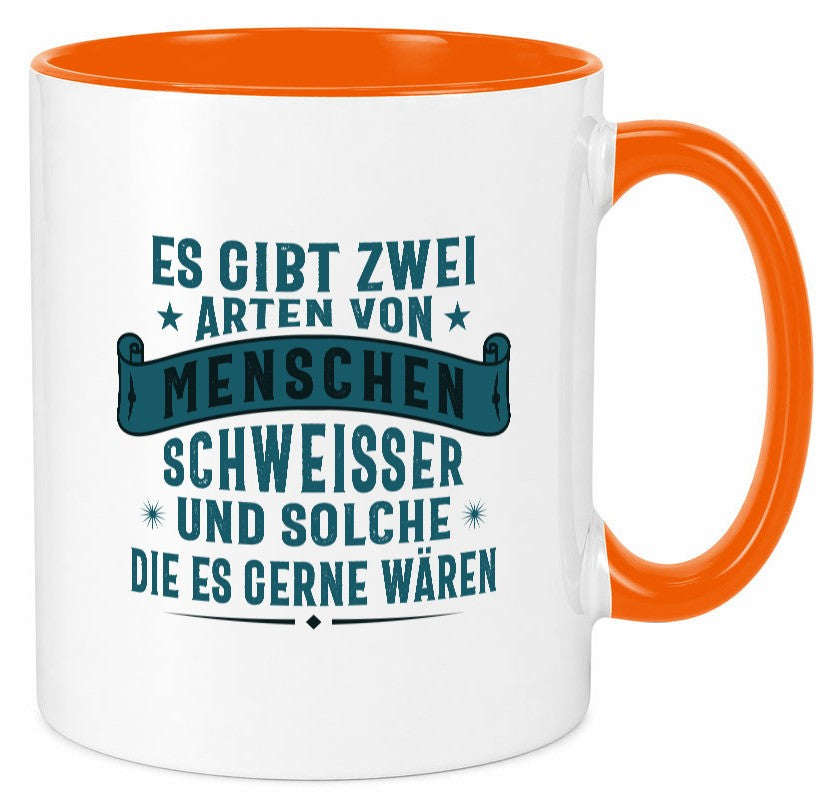 Zwei Arten Menschen | Schweisser Sterne Geschenk Humor Geschenkidee lustiger Tasse