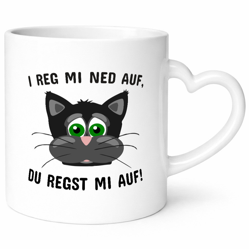 Bayrisch | Bayerisch Spruchtasse mürrische Katze lustiger Spruch Geschenk
