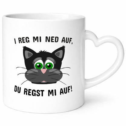Bayrisch | Bayerisch Spruchtasse mürrische Katze lustiger Spruch Geschenk