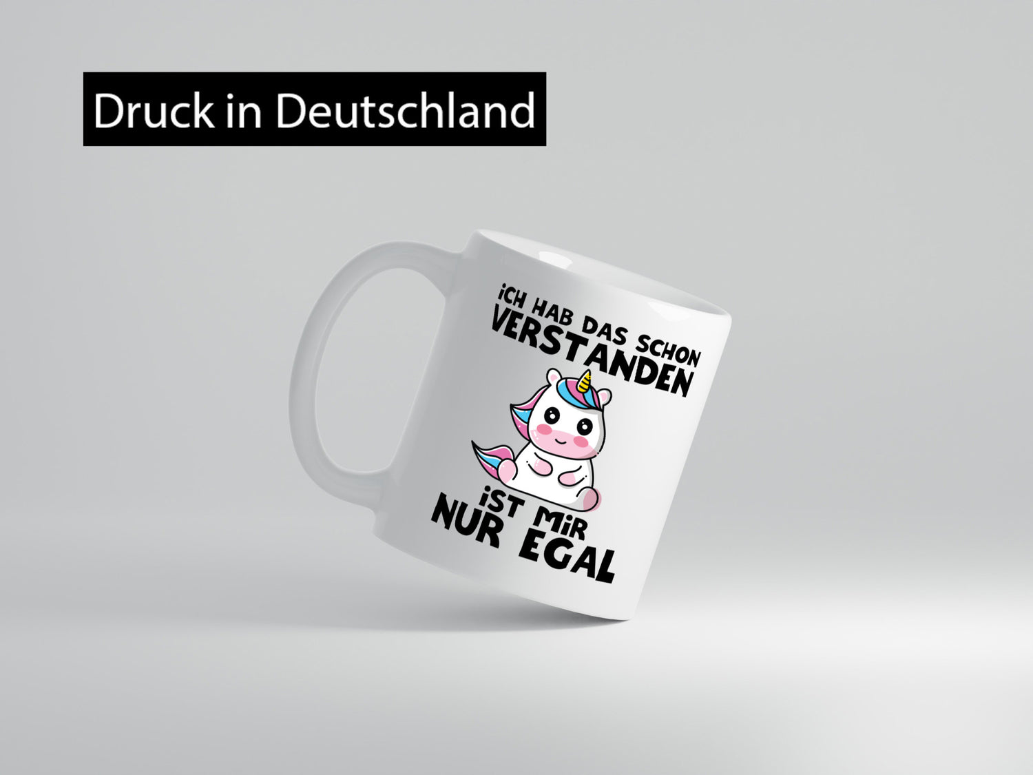 Habs verstanden ist mir nur egal | Einhorn lustiger Spruch Geschenk Humor