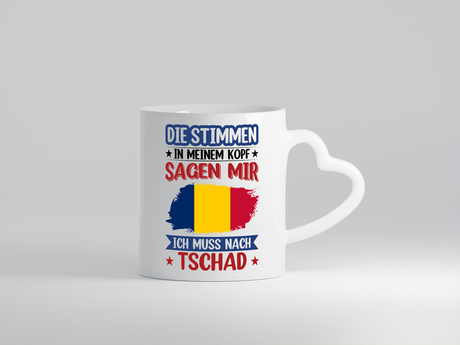 Tschad | Urlaub Stimmen in meinem Kopf Traumland Humor Geschenkidee Tasse