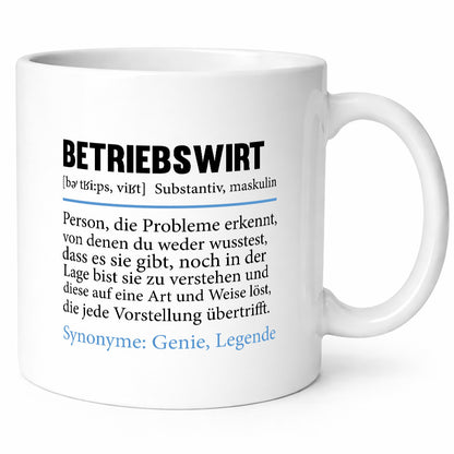 Betriebswirt | Spruch Kaufmann Betriebswirtschaft Humor Geschenkidee Tasse