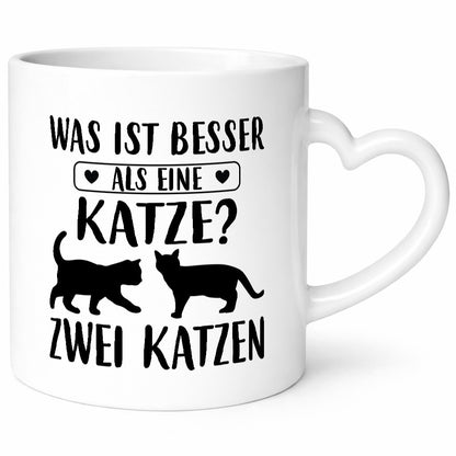 Was ist besser als eine Katze? Zwei Katzen | Katzenliebhaber lustig