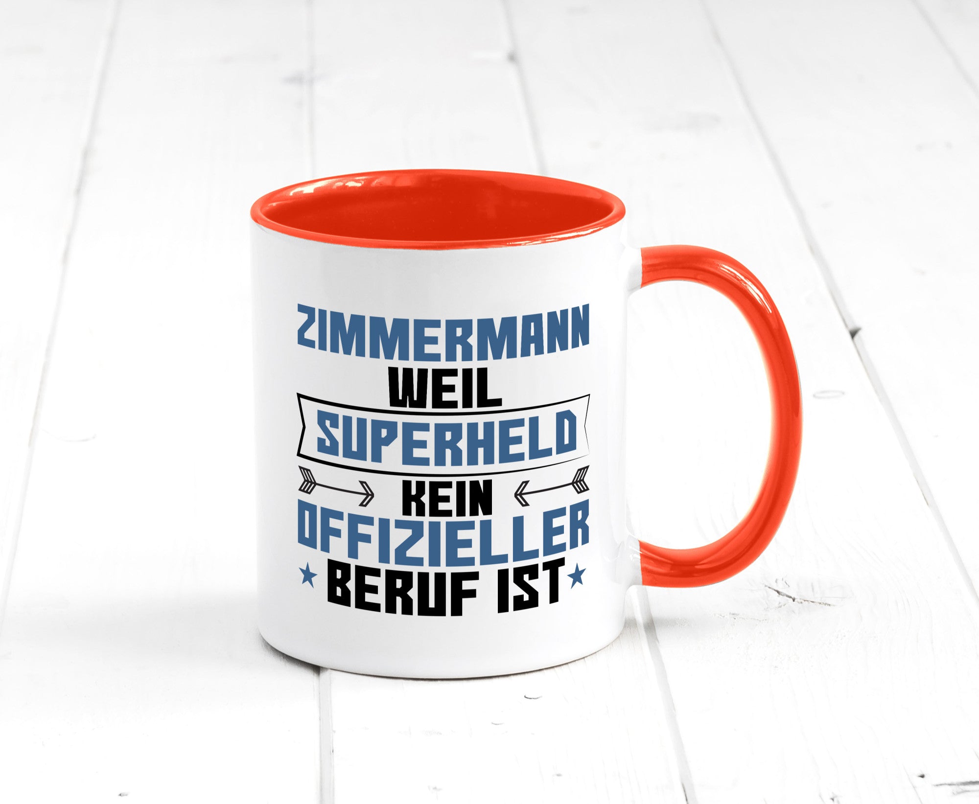 Superheld Zimmermann | Handwerker Holzbau Geschenk Humor Geschenkidee lustiger