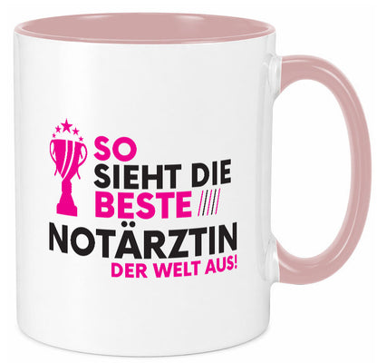 Die Weltbeste Notärztin | Ã„rztin Geschenk Humor Geschenkidee lustiger Spruch Tasse