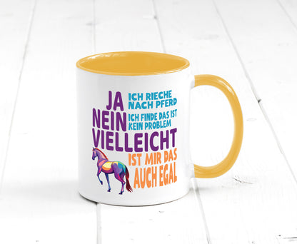 Ja ich Rieche nach Pferd | Reiten Pferdestall lustiger Spruch Geschenk Humor