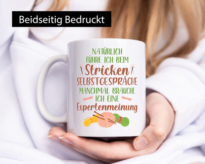 Stricken Selbstgespräche, brauche Expertenmeinung | Nähen Geschenk Humor